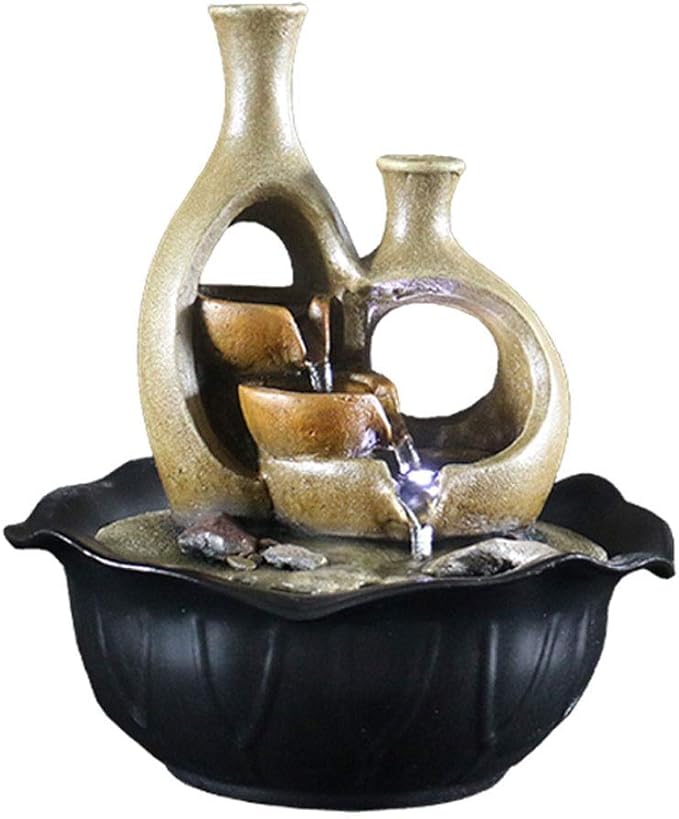 Nueva fuente de agua Artesanía moderna Fuente de agua eléctrica de