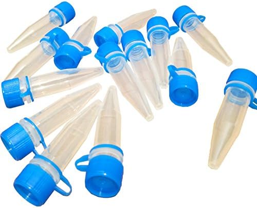 100pcs Microcentrifuge Tube with Snap Cap 1.5ml Centrifuge Tubes Plastic Test Tube