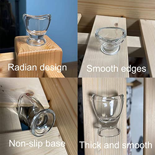 Glass Eye Wash Cup for Eye Rinse,Cleansing with Storage Container,10ml