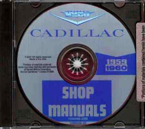 Dave Graham Auto Literature 1959-1960 Cadillac Shop Manuals on CDrom