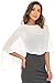 Back From Bali Womens Cotton Shrug Poncho, Lightweight Summer Shrug Pullover Sweater White