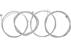 Bass Strings,Durable Bass Strings, 4-String Bass Strings with Steel and Alloy for Electric Bass Instrument Accessory