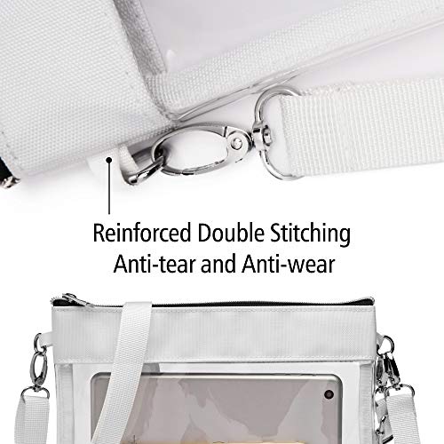 clear colorful purse