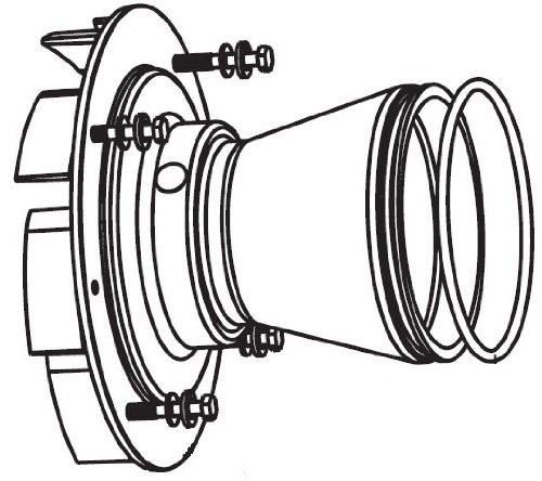 Pentair 356735 Diffuser Replacement EQ-Series Commercial Plastic Pool and Spa Pump