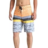 MILANKERR Men's Boardshort Beach Shorts Swim Trunks with inner mesh
