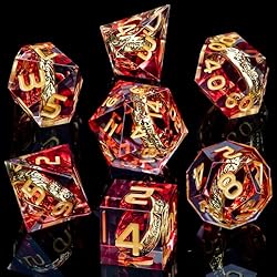 ORIFANTOU Magic Lord of The Rings DND Dice Set