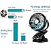 Clip On Fan for Baby Stroller, 4400mah Rechargeable Battery Operated Fans for Car Desk Bed Home Office Camping Traveling Gym, Quiet