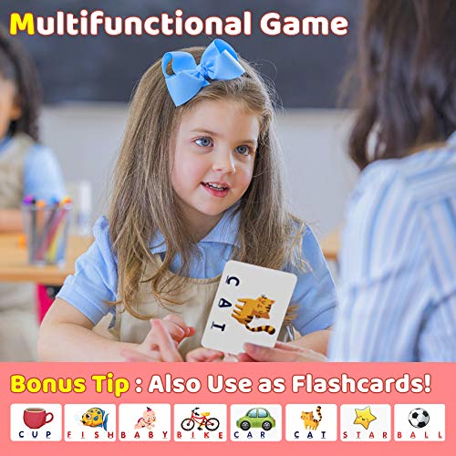 NARRIO Educational Toys for 3 4 5 Year Old Girls Gifts, Matching Letter Spelling Games Learning Toys for Kids Ages 3 4 5, Birthday Easter Gifts for 3-6 Year Old Girls Toddler Toys Age 2-4