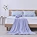 LUXEAR Cooling Blanket for Hot Sleepers Night Sweats Japanese Q-Max>0.5 Arc-Chill Cooling Fiber Keep Adults/Children Cool Twin Size Cool Summer Blanket 59 X 79in Soft Breathable All-Season-Blue