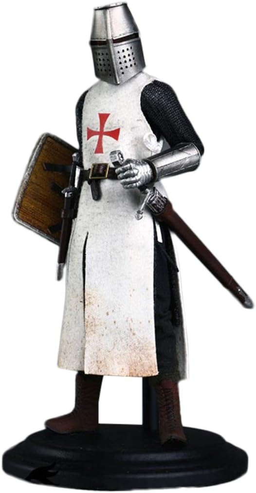 Mecotecn 1/12 Model Soldiers, 5.9 Inch Roman Empire Soldier Action Figures Model Military Figures Soldier - Knights Templar
