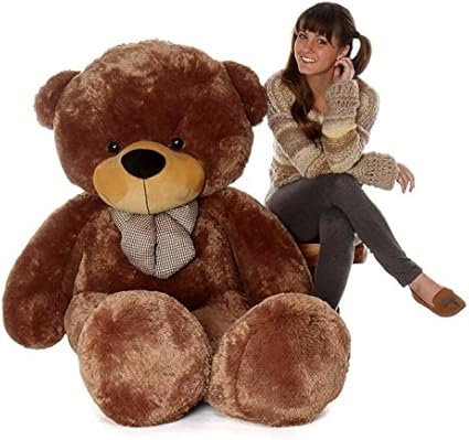 Lovebug Cute Bootsy Brown 90 cm 3 feet Huggable and Loveable for Someone Special Teddy Bear - 90 cm(Brown)