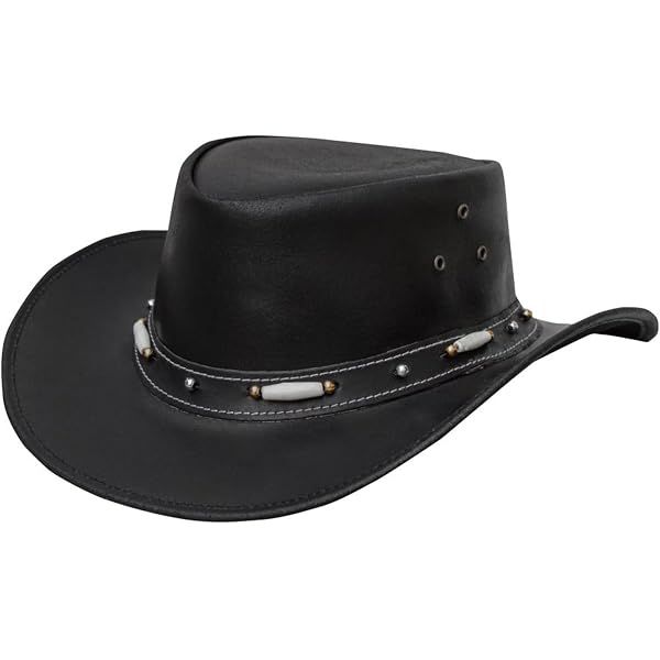American Bison Smooth Leather Cowboy Hat – Genuine Cowhide  display picture 2