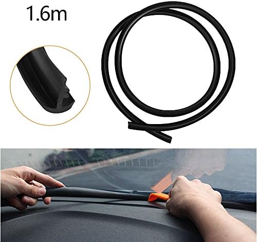 CALAP STORE - 1.6m Rubber Noise Insulation Sealing Strip Soundproof Dustproof Sealing Strip for Auto Car Dashboard Windshield Car Styling
