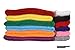 Kenz Laurenz 12 Sweatbands Cotton Sports Headbands Terry Cloth Moisture Wicking Athletic Basketball Headband (12 Pack - Neon Green)
