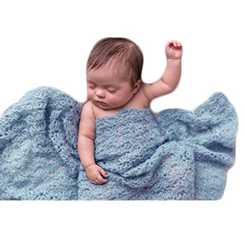 Baby Photography Props Boy Girl Photo Shoot Outfits Newborn Crochet Costume Infant Knitted Clothes Mohair Blanket