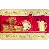 Cushion Comfort De La Graine Kitchen Mat, 18-Inch by 30-Inch