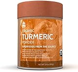 OMG! Superfoods Organic Turmeric Powder - 100% Pure, USDA Certified Organic Turmeric Powder – 6oz