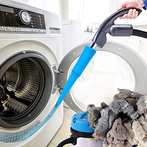 PetOde As Seen On TV Dryer Vent Cleaner Kit Vacuum Hose Attachment Brush Lint Remover Power Washer and Dryer Vent Vacuum Hose - Thumbnail 3