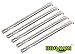 BBQMANN BA361 (5-pack) Universal Straight Stainless Steel Pipe Burner for Charmglow, Nexgrill, Costco Kirkland, Perfect Glo, Permasteel, Sterling Forge, and Other Grills