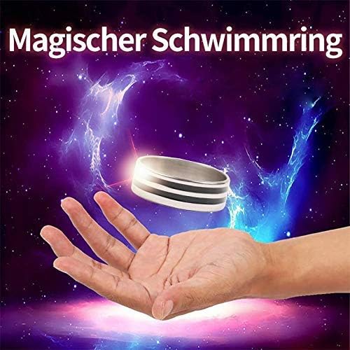 lianji Magic Floating Ring Magic Trick Magic Props Invisible Magic Gimmick Magician Rings Stage Illusion Mentalism Magic Toys