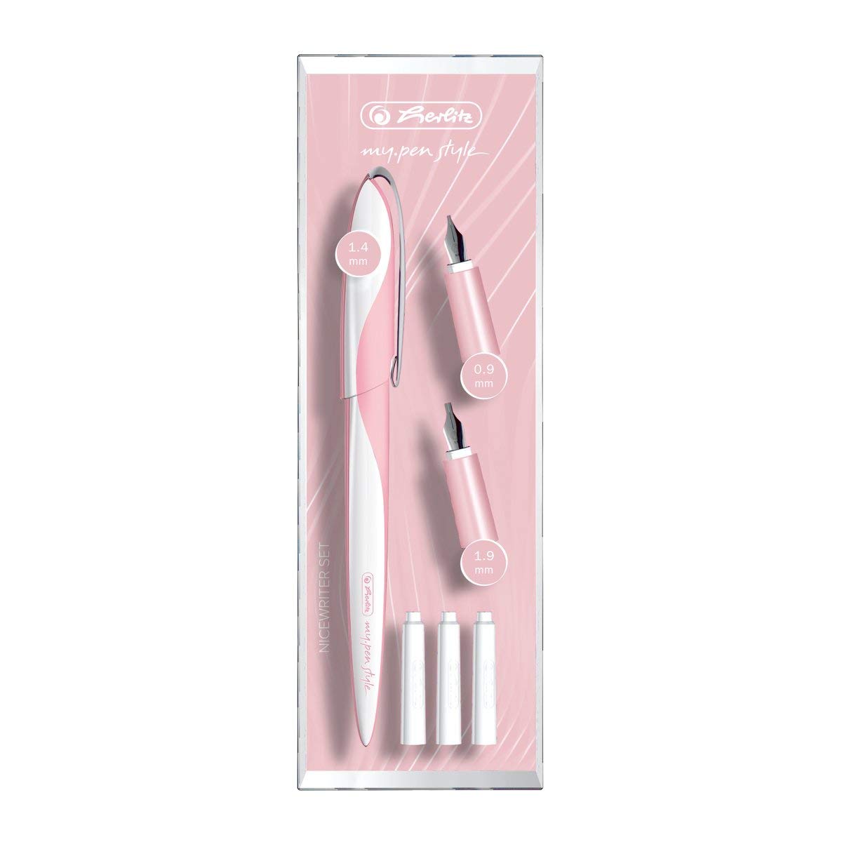 Herlitz My Pen Style Nicewriter Set - Glowing Red — image 1