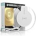 DanForce Qi Wireless Charging Kit Bundle with Qi Charger and Qi Receiver - for Apple iPhone 7 plus , 7, 6s Plus, iPhone 6s, iPhone 6 plus, iPhone 6 , iPhone 5 , 5s (White)