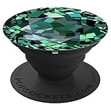 Photorealistic Emerald Green Gemstone Rhinestone