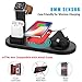 Yestan Wireless Charger 4 in 1 Wireless Charging Dock Compatible with Apple Watch 5 and Airpods Charging Station Fast Wireless Charging Stand for iPhone 11 11 Pro X XS XR Xs Max 8 8 PlusDeep Black