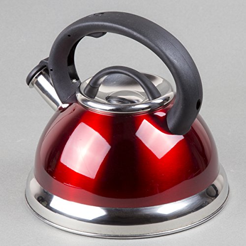 Creative Home Alexa 3.0 Quart Stainless Steel Whistling Tea Kettle Fast