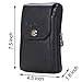 Men Genuine Leather Cellphone Waist Bag Purse Wallet Belt Loop Holster Case Belt with a Clip