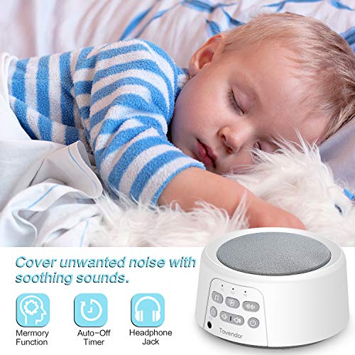 Tovendor White Noise Machine for Sleeping, 21 Soothing Sounds Sleep Therapy for Adults, Home Baby Nursery Lullaby Sound Machine - Thumbnail 5
