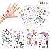 Temporary Tattoos for Kids(150pcs),Konsait Fake Mermaid Assorted Temporary Tattoos For Children Girls Birthday Party Favors Supplies Great Kids Party Accessories Goodie Bag Stuffers Party Fillers Gift