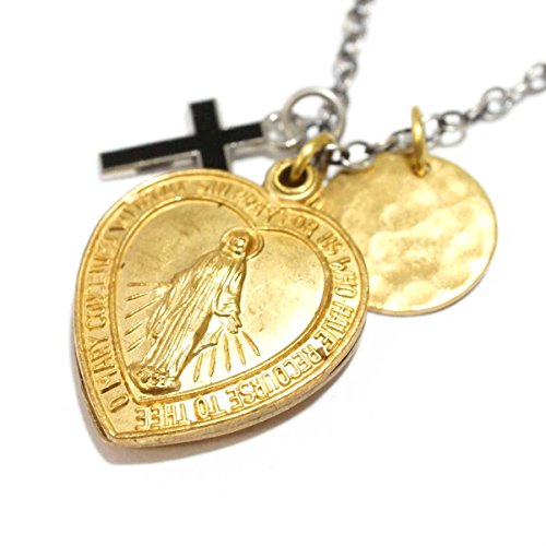 Over Rag マリアメダイネックレス メンズネックレス メダイ マリア 不思議のメダイ マリアメダイ クロス 十字架 聖者 プレゼント ネックレス 18 スライドハートマリアメダイ の買取価格 相場 高価買取なら買取一括比較のウリドキ