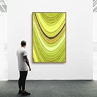 Framed Canvas Wall Art Color Block Canvas Prints Home Artwork Decoration for Living Room,Bedroom - 16x24 inches