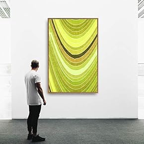 Framed Canvas Wall Art Color Block Canvas Prints Home Artwork Decoration for Living Room,Bedroom - 16x24 inches