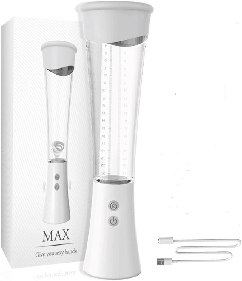 Vacuum ED Devices with Wireless Design, Salovin Men Automatic Vacuum Therapy Kit with USB Recharge, 9 Powerful Vibrations 3 Strong Suctions, Automatic Enlargement Pump Growth Longer