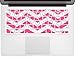 Kuzy Compatible with MacBook Keyboard Cover for Older Version MacBook Pro 13 15 17 inch and MacBook Air 13 inch, iMac Wireless Keyboard, Silicone Skin Key Board Protector, Chevron Pink