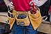 Childs Leather Tool Belt - Suede Leather Working Tool Pouch for Youth Dress Up and Costume