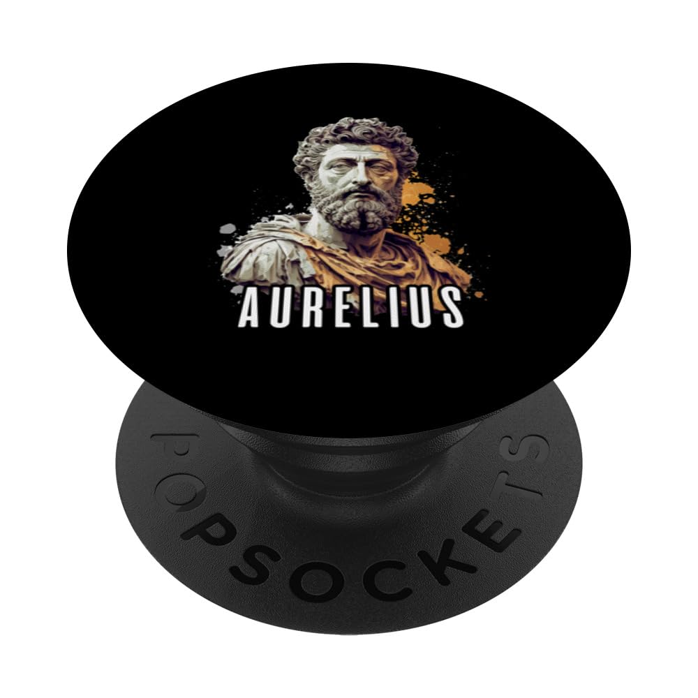 Marcus Aurelius Stoicism Stoic Philosophy Roman Emperor PopSockets Swappable PopGrip
