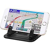 Non-Slip Car Phone Holder, Bysameyee Head-up Display Anti-Slide Car Phone Mount Silicone Phone Car Dashboard Pad Mat Dashboards, Desk Phone Stand Compatible with iPhone, Samsung, Android Smartphone
