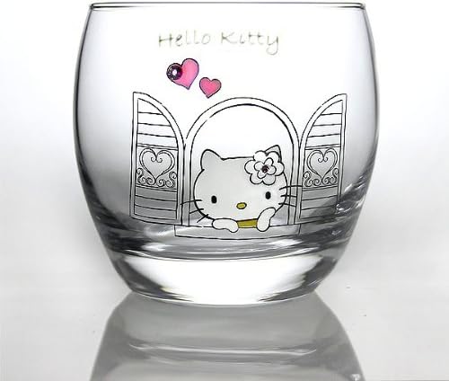 Hello Kitty/ 40th Anniversary Hozue (Lost in Thought) Rock Glass
