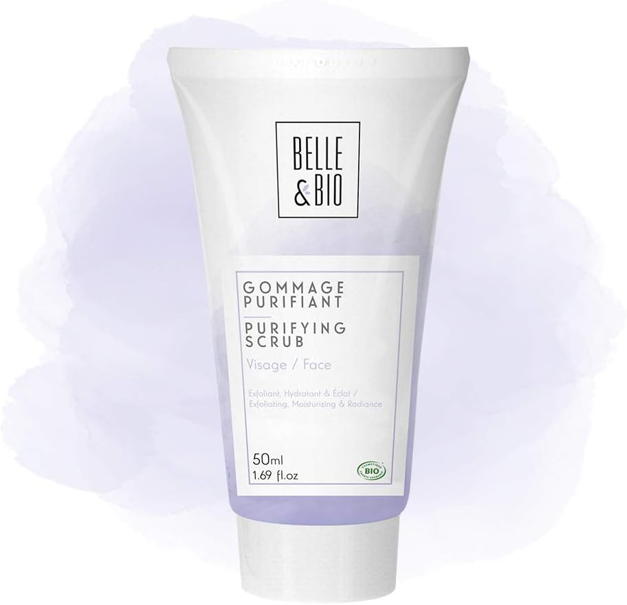 Belle & Bio Purifying Scrub for All Skin Types Certified Organic by Ecocert 50 ml