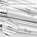 Qivange Makeup Brushes, Synthetic Foundation Eyeshadow Fan Brushes Set with Cosmetic Bag(12pcs,Silver)