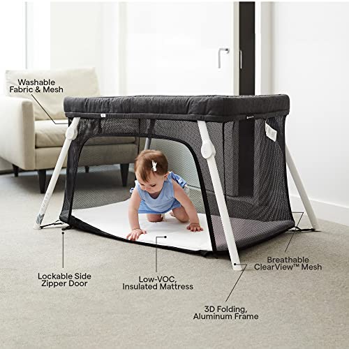 Guava Family Lotus Travel Crib Certified Baby Safe Portable Crib with