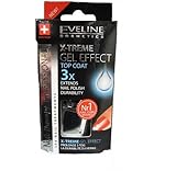 Eveline X-treme Gel Effect Top Coat Nail Polish Hardener Mega Shine 12ml by EVELINE