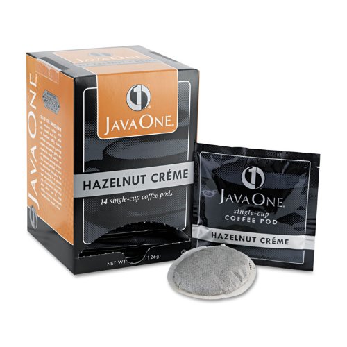 Java Trading Co 70500 Coffee Pods Hazelnut Creme Single Cup 14Box