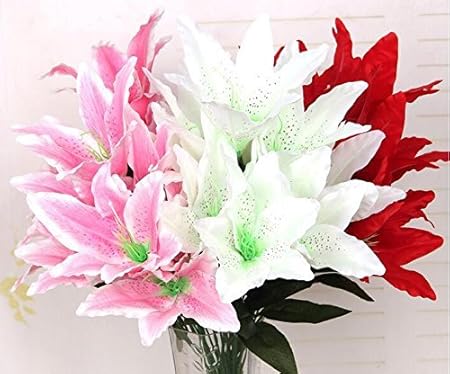 Home Leeco 1000pcs Lovely Beautiful Silk Flower Gold Petals Used