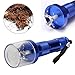 Electric Allloy Metal Grinder Crusher Crank Tobacco Smoke Spice Herb Muller Blue