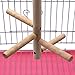 Bonaweite Bird Stand For Cage Parrot Perch Climbing Tree Toy Birdcage Decor Wood Laddered Platform Play Gym Stand Playstand Exercise Training Toys For Small Medium Conures Cockatiels Parrotlets Finchthumb 2