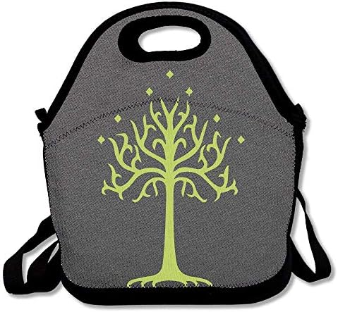 Casual White Tree Lord of Ring Lunch Bag Women Tote Bag Backpack Kid Belt Picture Color